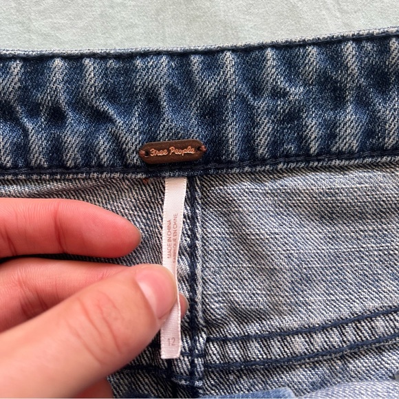 Free People Denim Mini Skirt - Picture 3 of 7